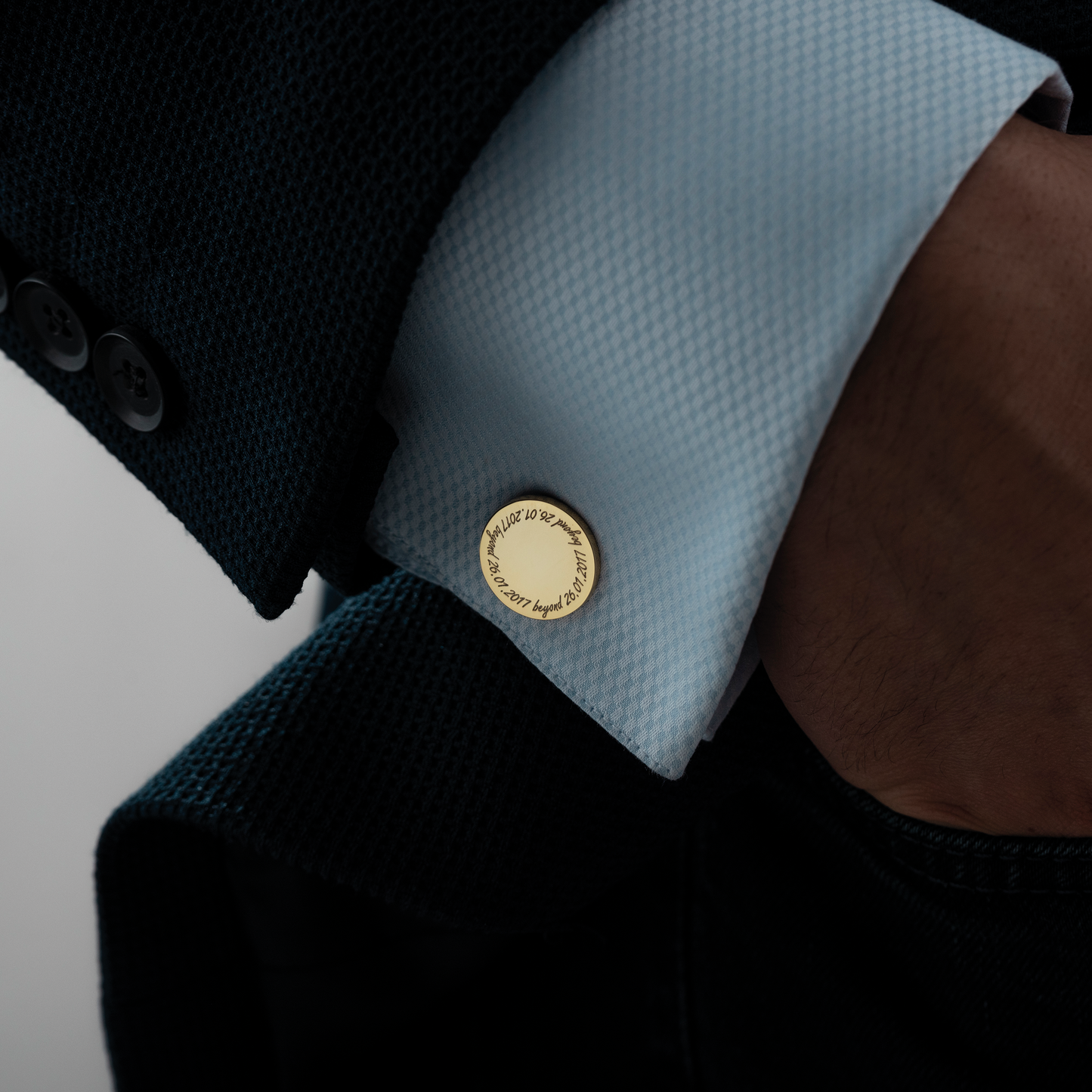 Date and Name Cufflinks